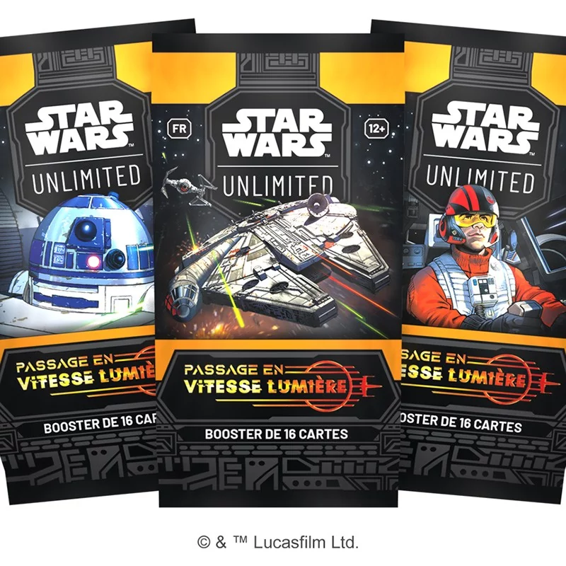 Booster Star Wars Unlimited : Passage en Vitesse Lumière (Set 4) Booster Star Wars Unlimited : Passage en Vitesse Lumière (Set 4)