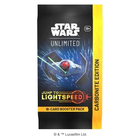 Booster Star Wars Unlimited : Passage en Vitesse Lumière (Set 4) - Carbonite Édition (EN) Booster Star Wars Unlimited : Passage en Vitesse Lumière (Set 4) - Carbonite Édition (EN)