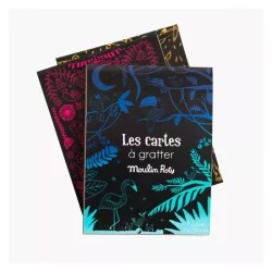 Cartes à gratter Nocturnes (bleu)