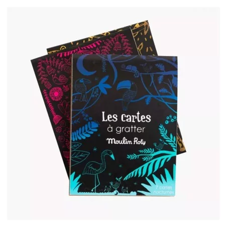 Cartes à gratter Nocturnes (bleu) Cartes à gratter Nocturnes (bleu)