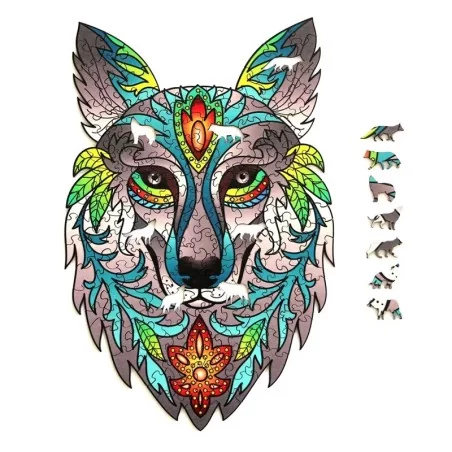 Puzzle en Bois : Loup Puzzle en Bois : Loup