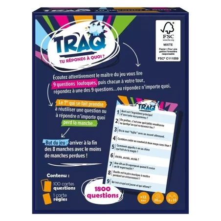 TRAQ - Tu réponds à quoi ? TRAQ - Tu réponds à quoi ?