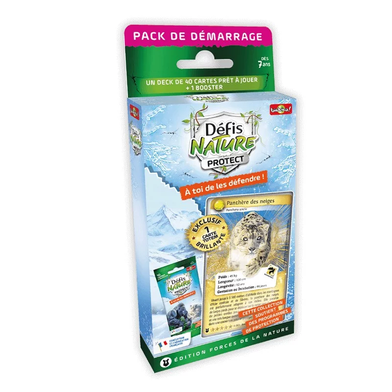 Pack de démarrage Défis Nature Protect - Panthère des neiges Pack de démarrage Défis Nature Protect - Panthère des neiges