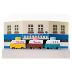 CandyCar : Macaron Van Rose