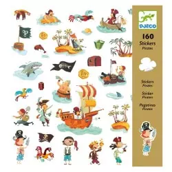 160 Stickers Pirates Djeco