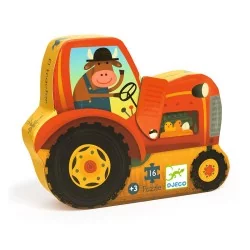 Puzzle Tracteur -16 pièces - Djeco