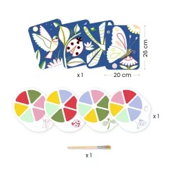 Peinture à la palette - Les Petites bêtes