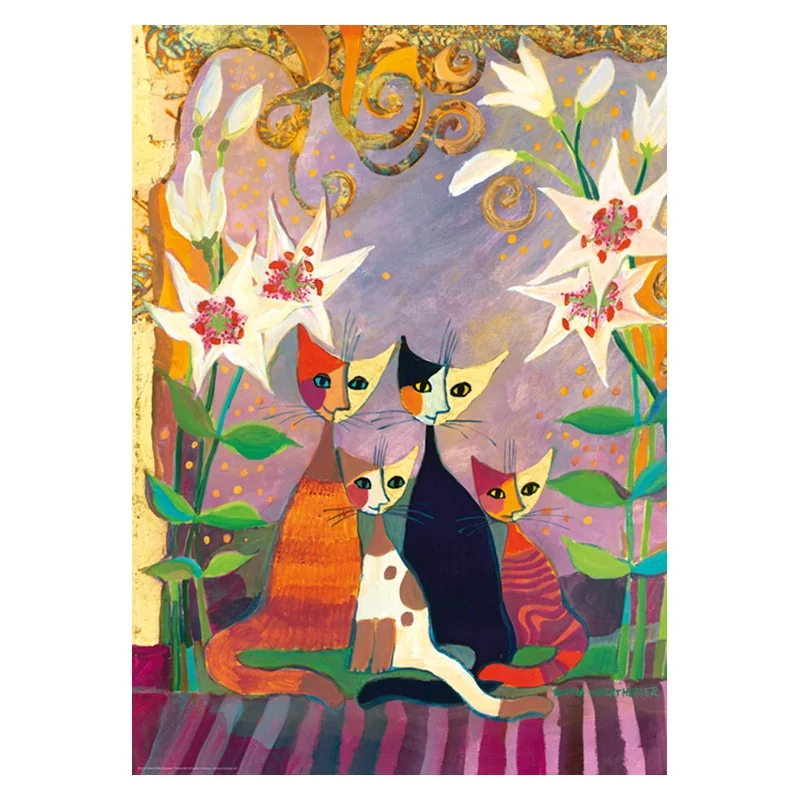 Puzzle Wachtmeister Lilies - 1000 p. Puzzle Wachtmeister Lilies - 1000 p.