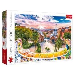 Puzzle Coucher de Soleil sur Barcelone - 1000 p.