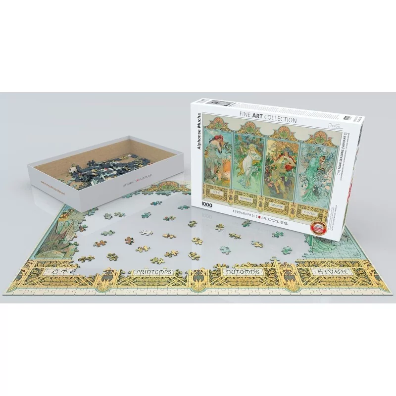 Mucha - Four Seasons - 1000 p. Mucha - Four Seasons - 1000 p.
