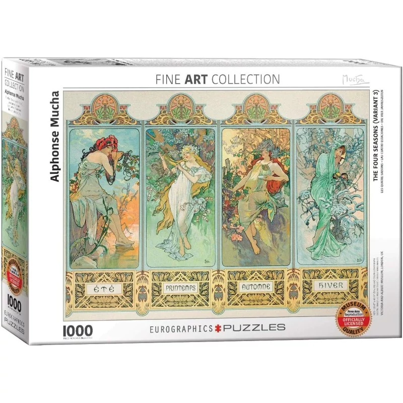 Mucha - Four Seasons - 1000 p. Mucha - Four Seasons - 1000 p.