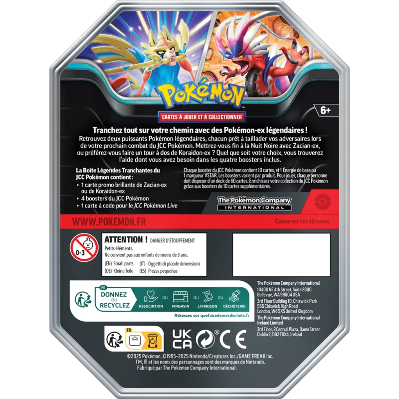 Pokémon : Pokebox Légendes Tranchantes