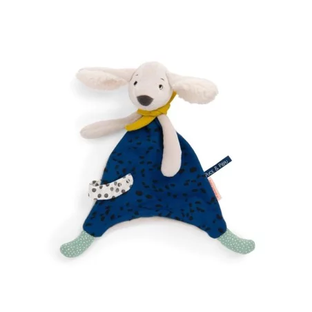 Doudou Pilou bleu - Puce & Pilou Doudou Pilou bleu - Puce & Pilou