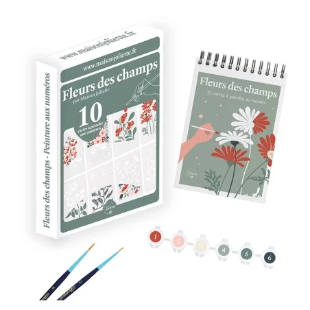 Peinture aux numéros - Fleurs des champs Peinture aux numéros - Fleurs des champs