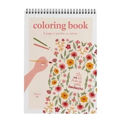 Carnet de coloriage A4 - Petits bonheurs