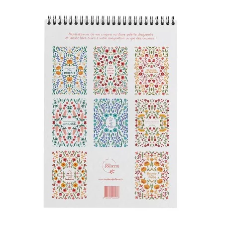Carnet de coloriage A4 - Petits bonheurs Carnet de coloriage A4 - Petits bonheurs