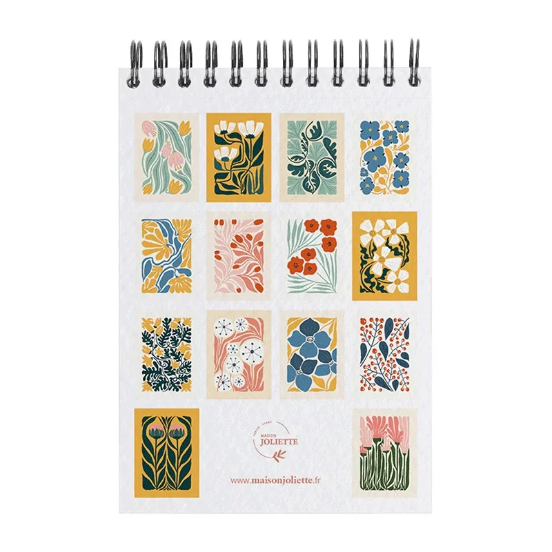 Carnet de coloriage A6 - Floral 1 Carnet de coloriage A6 - Floral 1