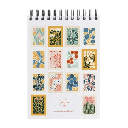 Carnet de coloriage A6 - Floral 1 Carnet de coloriage A6 - Floral 1