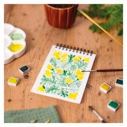 Carnet de coloriage A6 - Floral 1