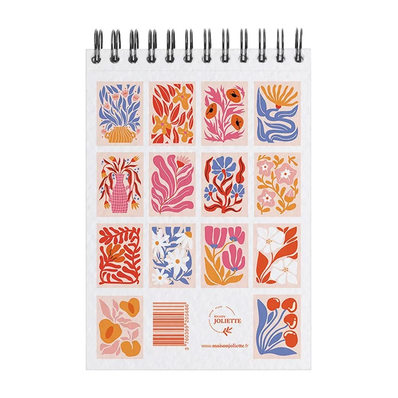 Carnet de coloriage A6 - Floral 2 Carnet de coloriage A6 - Floral 2