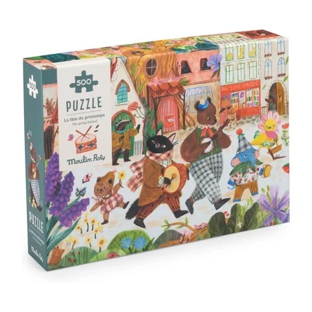 Puzzle La Fête du Printemps - Les Minouchkas (500 pièces) Puzzle La Fête du Printemps - Les Minouchkas (500 pièces)
