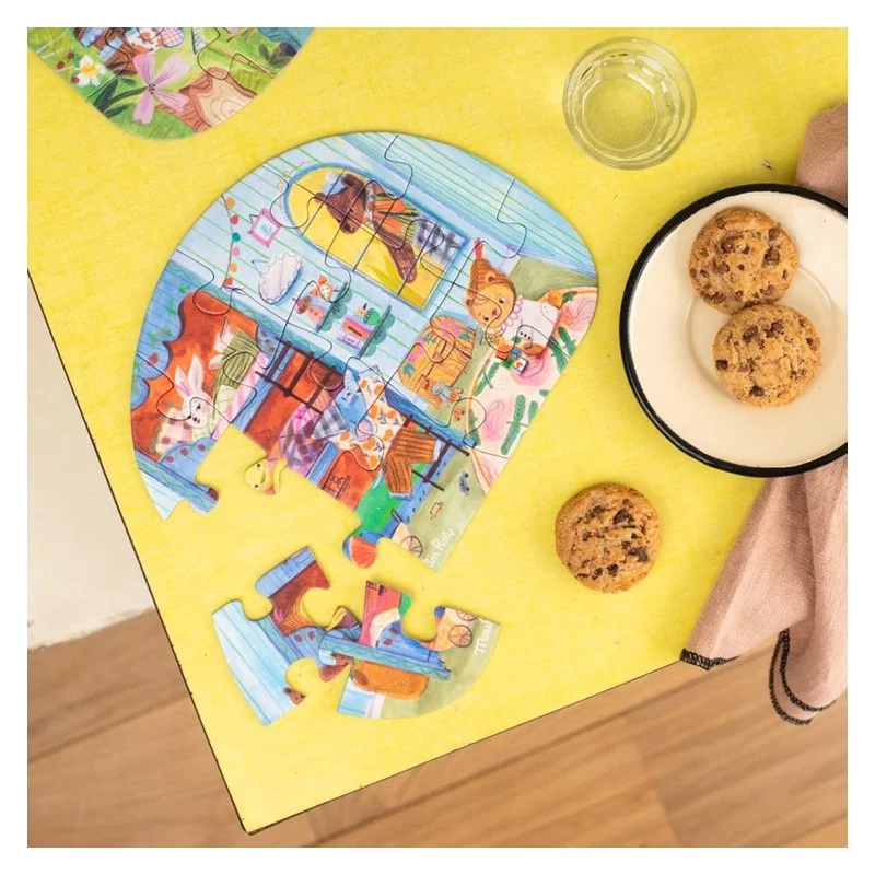 Puzzles Une belle journée - Les Minouchkas (4x12 pièces) Puzzles Une belle journée - Les Minouchkas (4x12 pièces)