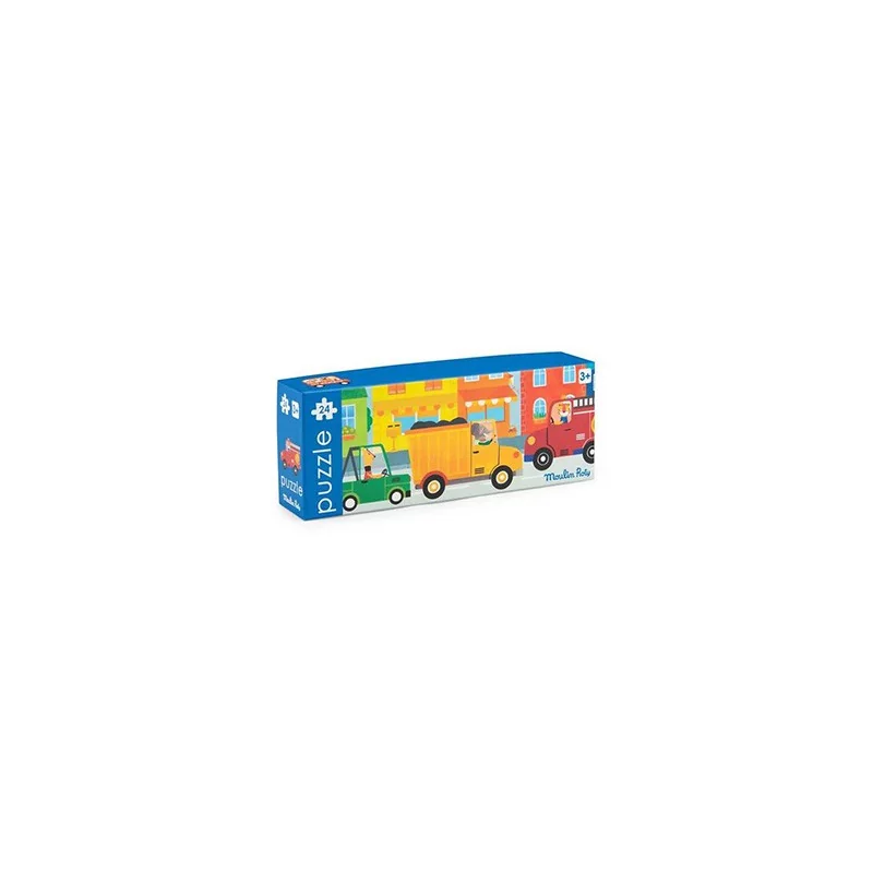 Puzzle Véhicules - Les Popipop (24 pièces) Puzzle Véhicules - Les Popipop (24 pièces)