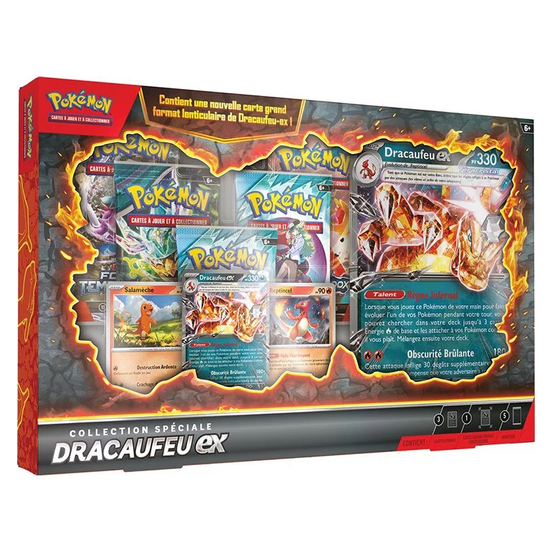 Pokémon : Coffret Collection spé Dracaufeu-ex (5b) Pokémon : Coffret Collection spé Dracaufeu-ex (5b)