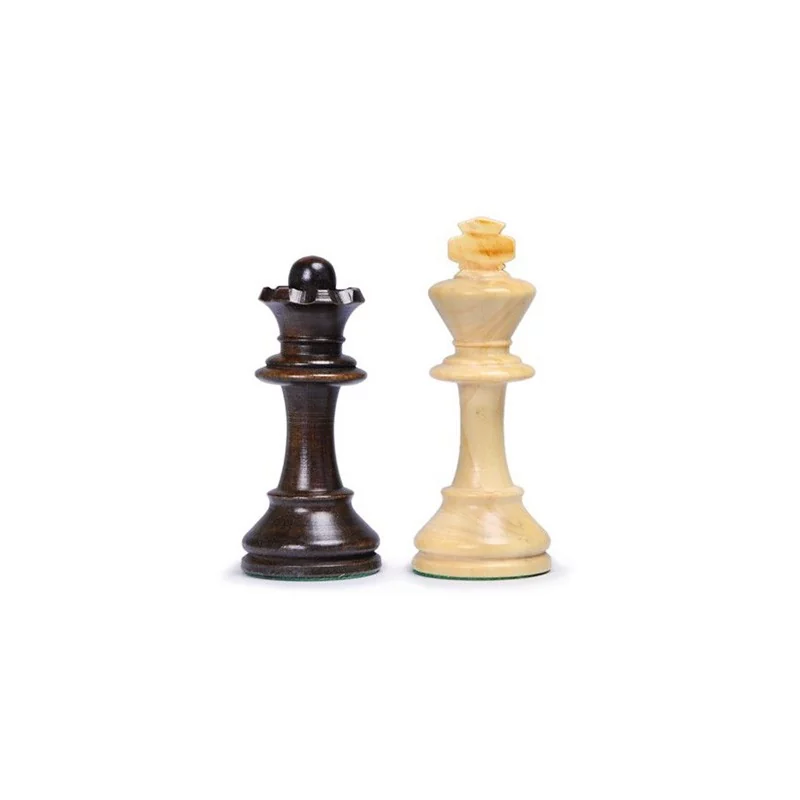 Échecs - Pièces en buis Taille n°5 Plombé Feutré Échecs - Pièces en buis Taille n°5 Plombé Feutré