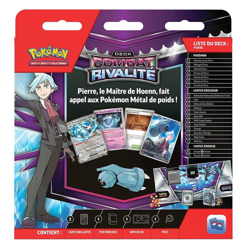 Pokémon : Deck Combat Rivalité Rosemary/Pierre Pokémon : Deck Combat Rivalité Rosemary/Pierre