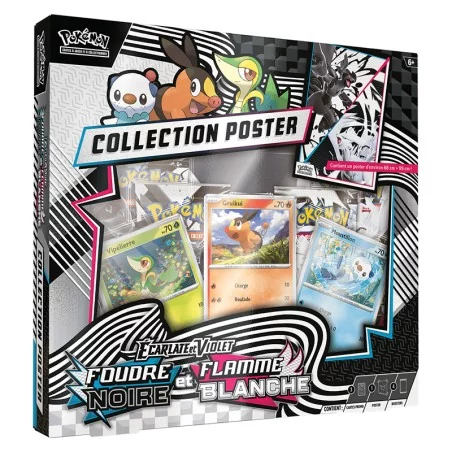 Pokémon EV10.5 : Coffret Poster Foudre Noire & Flamme Blanche Pokémon EV10.5 : Coffret Poster Foudre Noire & Flamme Blanche