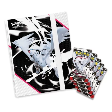 Pokémon EV10.5 : Portfolio (A4) + 5 boosters Flamme Blanche Pokémon EV10.5 : Portfolio (A4) + 5 boosters Flamme Blanche