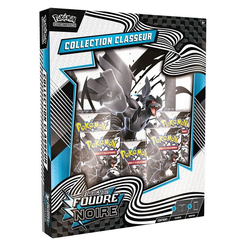 Pokémon EV10.5 : Portfolio (A4) + 5 boosters Foudre Noire Pokémon EV10.5 : Portfolio (A4) + 5 boosters Foudre Noire