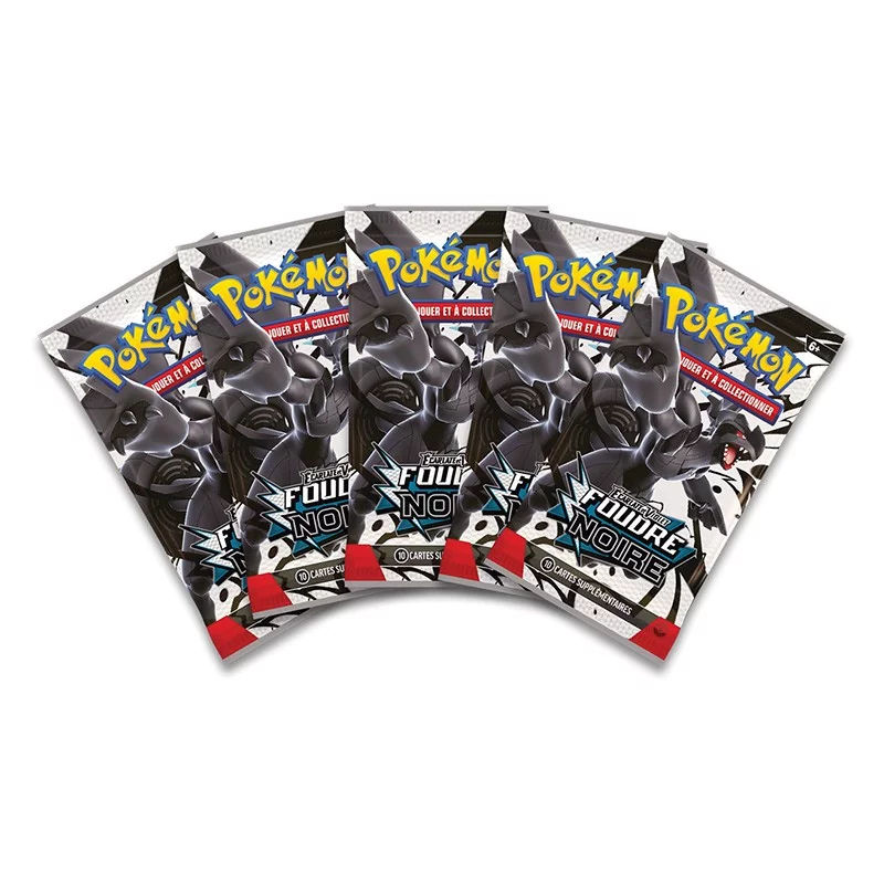 Pokémon EV10.5 : Portfolio (A4) + 5 boosters Foudre Noire Pokémon EV10.5 : Portfolio (A4) + 5 boosters Foudre Noire