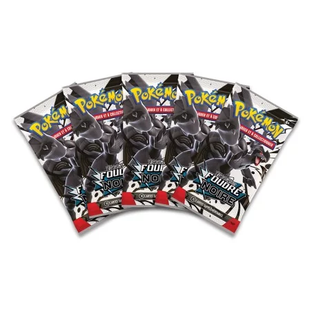 Pokémon EV10.5 : Portfolio (A4) + 5 boosters Foudre Noire Pokémon EV10.5 : Portfolio (A4) + 5 boosters Foudre Noire