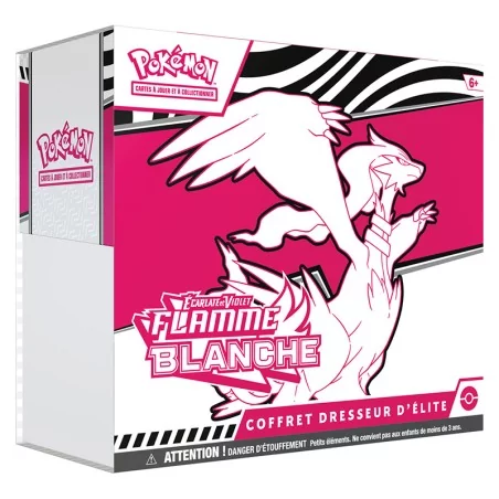 Pokémon EV10.5 : Coffret Dresseur d'Élite Flamme Blanche Pokémon EV10.5 : Coffret Dresseur d'Élite Flamme Blanche