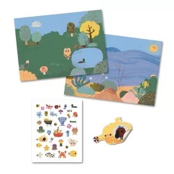 Stickers épais repositionnables Summertime - Djeco