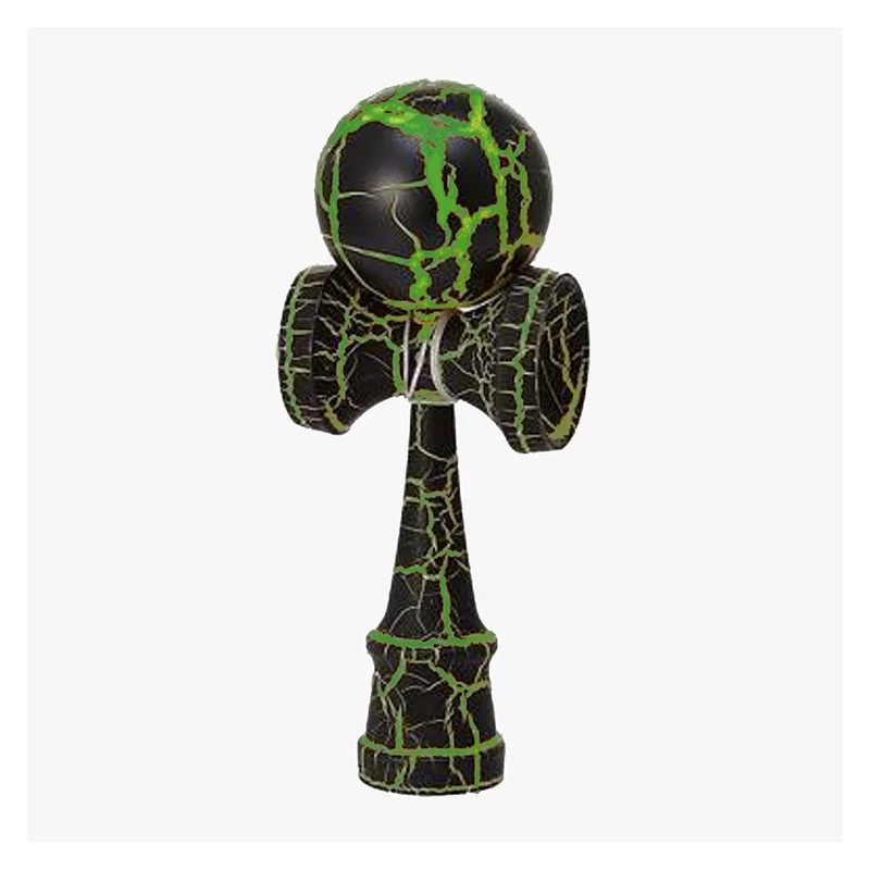 Kendama Crackle Vert - Boule 6 cm