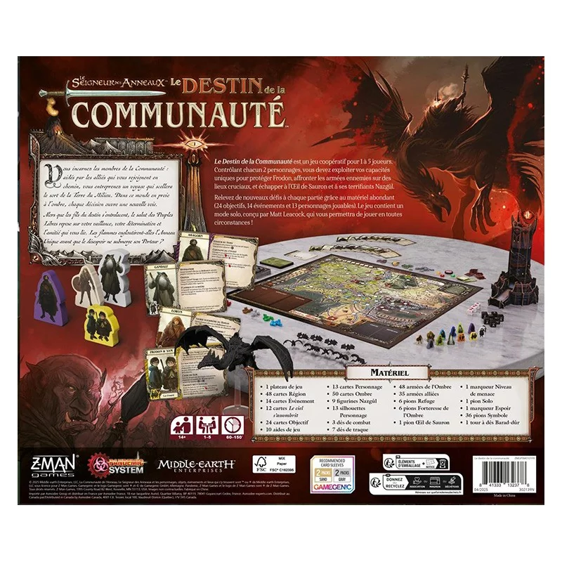 Seigneur des Anneaux : Le Destin de la Communauté Seigneur des Anneaux : Le Destin de la Communauté