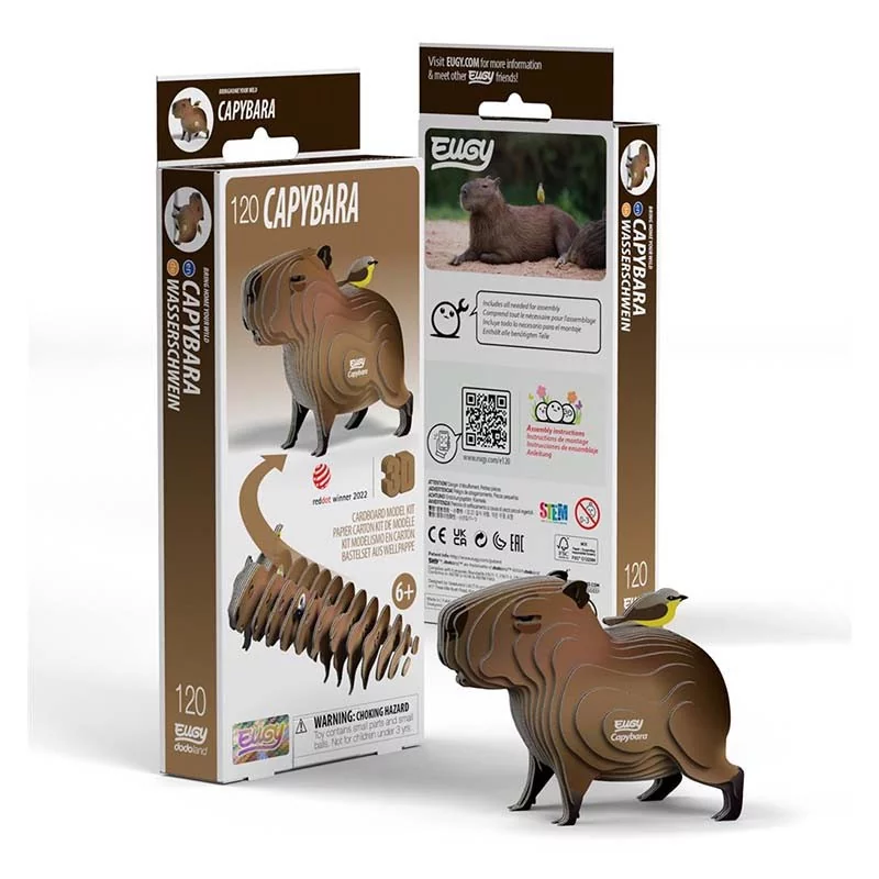 Eugy 3D Modèle - Capybara