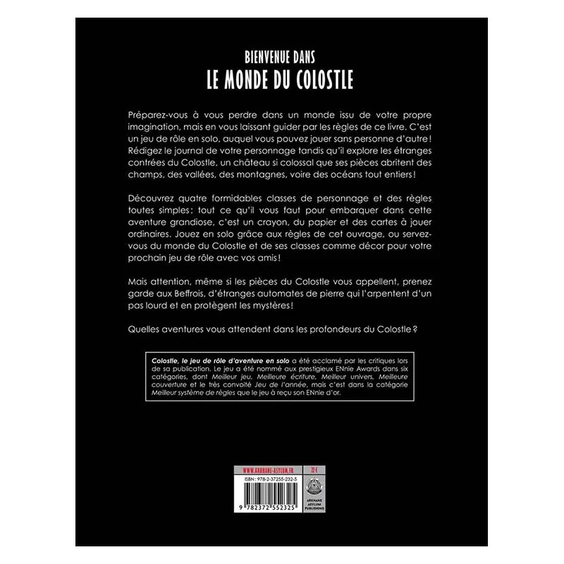 Jeu de rôle Colostle : Livre de base Jeu de rôle Colostle : Livre de base