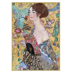 Puzzle 1000 pièces - Klimt - Dame à L'Eventail - Trefl