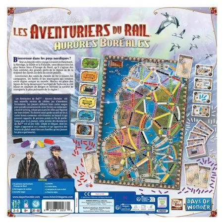 Les Aventuriers du Rail : Aurores Boréales Les Aventuriers du Rail : Aurores Boréales
