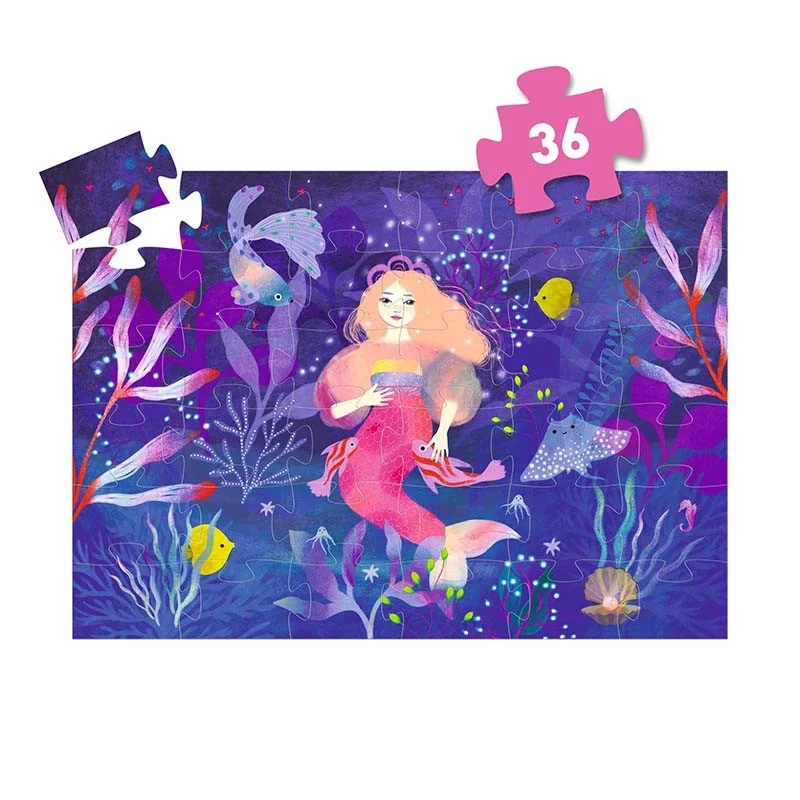 Ella, la sirène - Puzzle 36 pièces Djeco