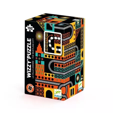Puzzle Wizzy magique La Ville Animée - 100 pièces - Djeco