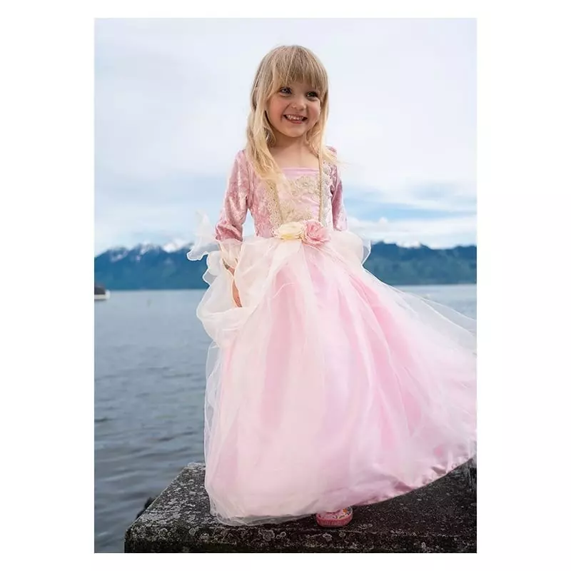 Robe de princesse Rose 4- 6 ans 