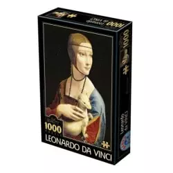 La Dame à l'Hermine - Leonard de Vinci - 1000p 
