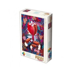 Puzzle D-toys andrea kurti-Oiseaux Tropicaux 1000p 
