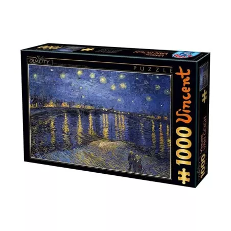 Puzzle La Nuit étoilée au-dessus du Rhône (Van Gogh) 