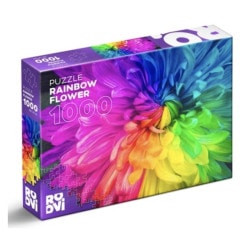 Puzzle Rainbow Flower - 1000p 